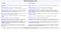 Desktop Screenshot of dehumanizer.com